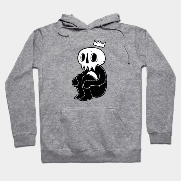 Sad Skullboy Hoodie by FatRocketStudios